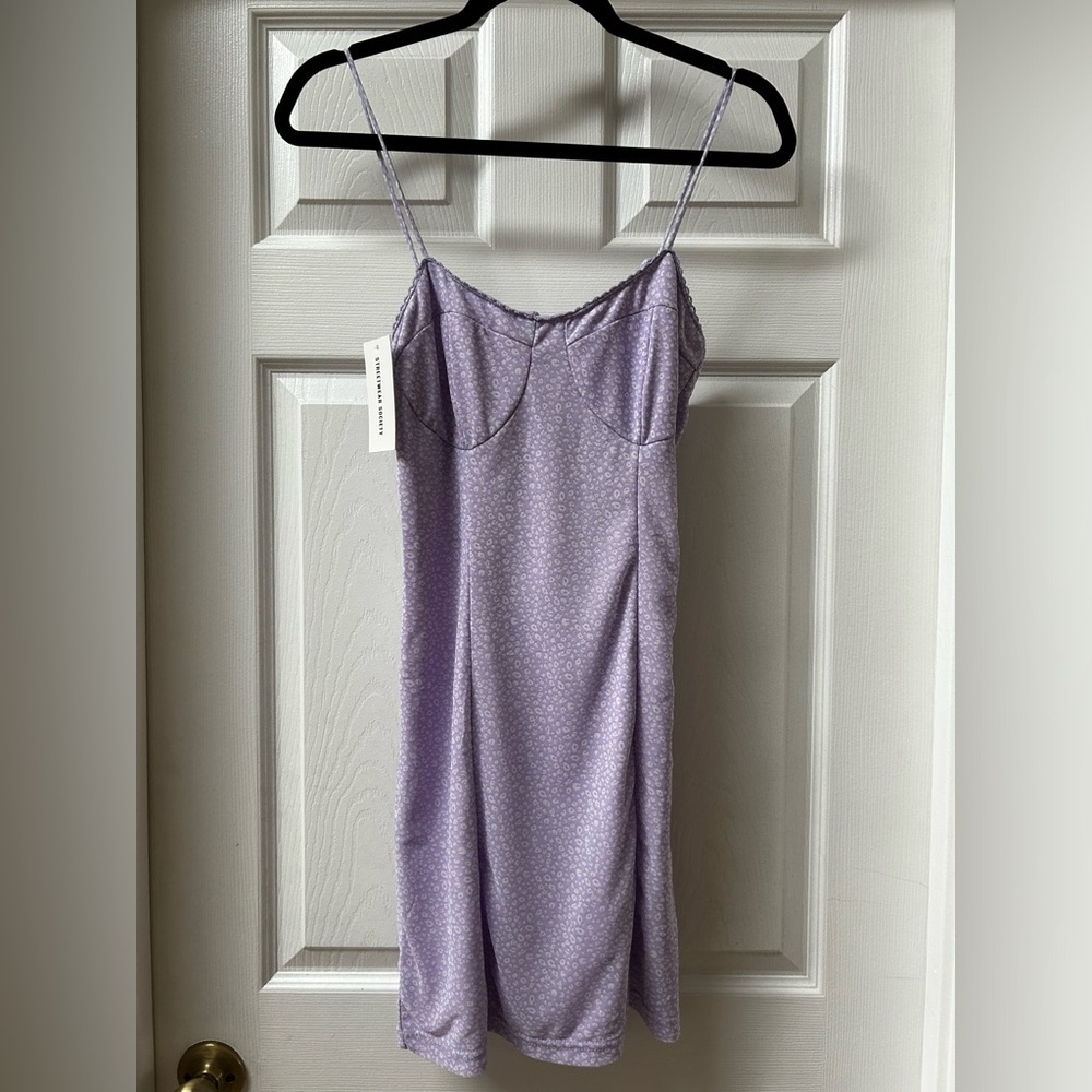 NWT Streetwear Society Purple Floral Dress